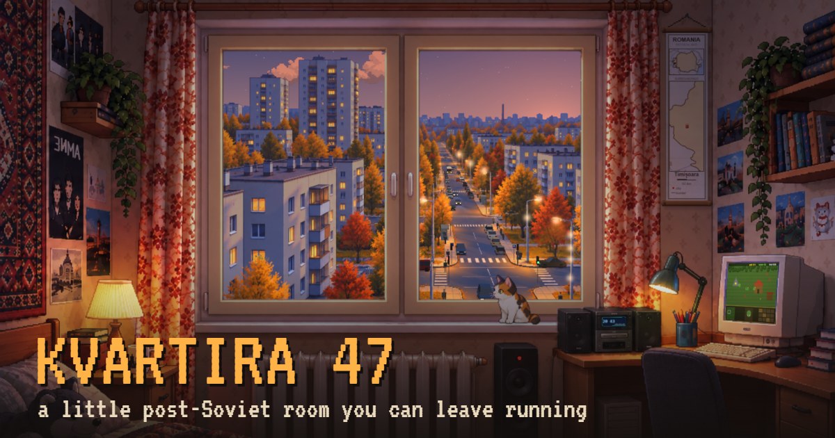 I made a post-Soviet lo-fi room you can leave running in a browser tab